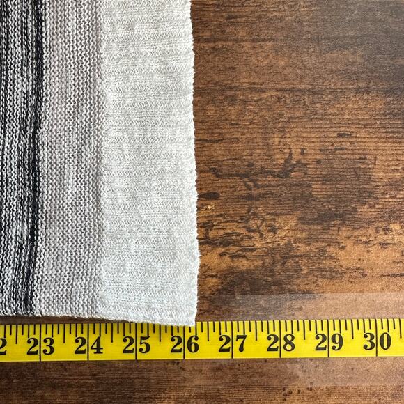 Eileen Fisher Organic Linen Blend Sweater XL Light Coastal Lagenlook Beachy EUC - Picture 4 of 8